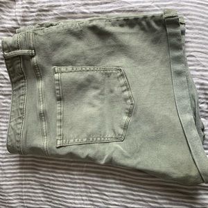 Ava and Viv Army Green Jean Shorts